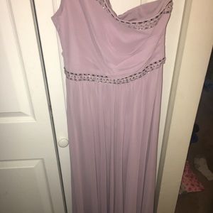 One shoulder BCBG prom dress